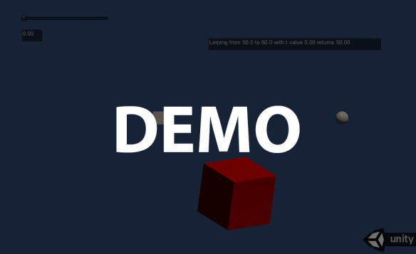 Click to open webplayer Lerp demo